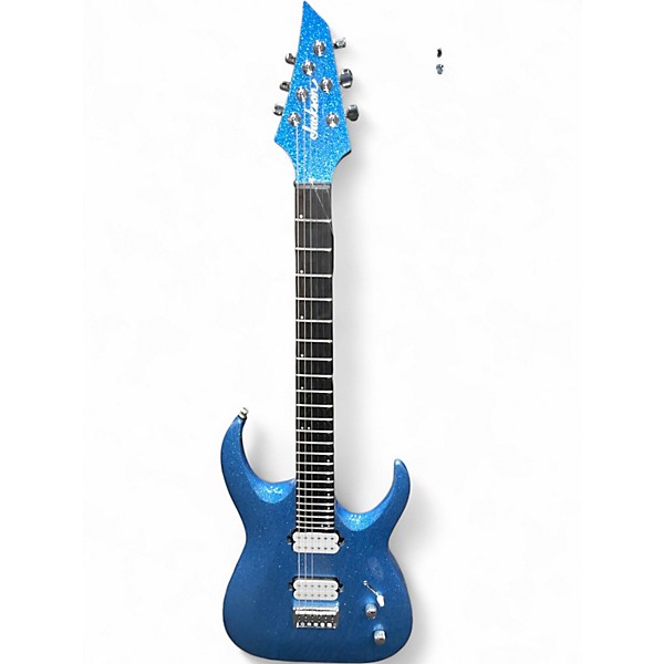 Used Jackson Pro Series Misha Mansoor Signature Juggernaut HT6 BLUE SPARKLE Solid Body Electric Guitar