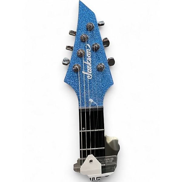 Used Jackson Pro Series Misha Mansoor Signature Juggernaut HT6 BLUE SPARKLE Solid Body Electric Guitar