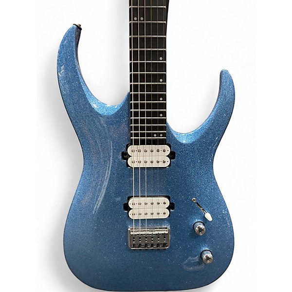 Used Jackson Pro Series Misha Mansoor Signature Juggernaut HT6 BLUE SPARKLE Solid Body Electric Guitar