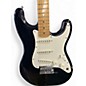 Vintage 1983 Fender Standard Stratocaster Black Solid Body Electric Guitar