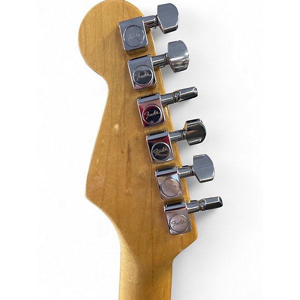 Vintage 1983 Fender Standard Stratocaster Black Solid Body Electric Guitar