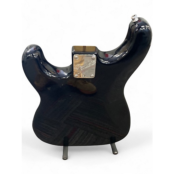 Vintage 1983 Fender Standard Stratocaster Black Solid Body Electric Guitar