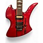 Used B.C. Rich NJ Series Mockingbird Crimson Red Burst Solid Body Electric Guitar