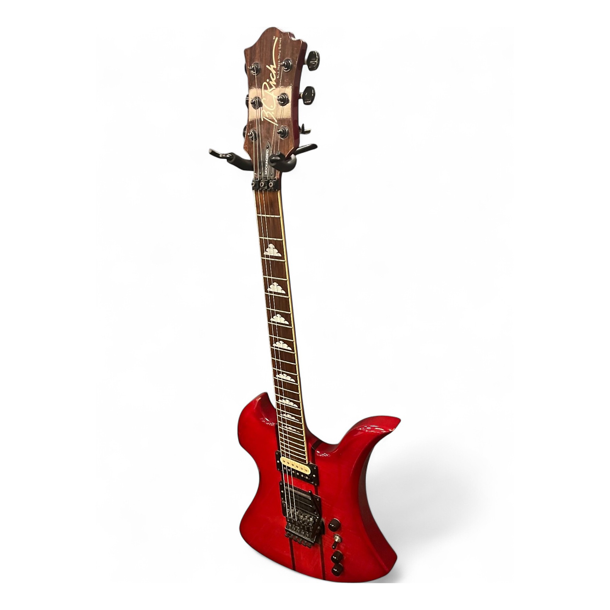 B.C RICH MOCKING BIRD レフティレッド Used B.C. Rich NJ Series Mockingbird Crimson Red Burst Solid