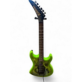 Used Kramer SNAKE SABO BARETTA GREEN SNAKE Solid Body Electric Guitar