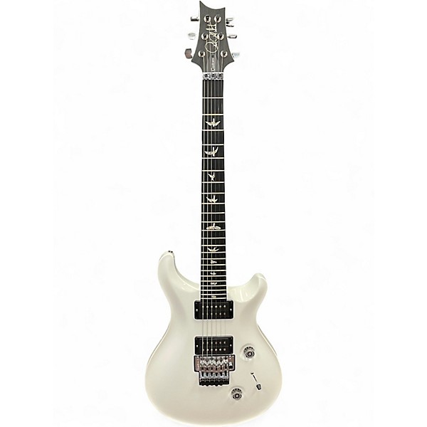 Used 2015 PRS custom 24 floyd Antique White Solid Body Electric Guitar