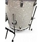 Used Ludwig 3 Piece Centennial MARINE WHITE Drum Kit