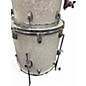 Used Ludwig 3 Piece Centennial MARINE WHITE Drum Kit
