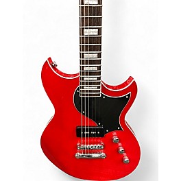 Used Reverend Sensei Jr Transparent Cherry Solid Body Electric Guitar