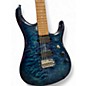 Used Sterling by Music Man  JP150D John Petrucci Signature DiMarzio Cerulean Paradise Solid Body Electric Guitar
