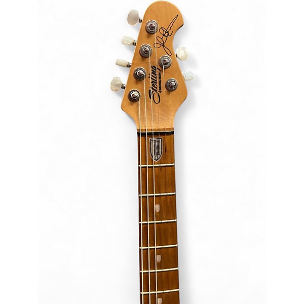 Used Sterling by Music Man  JP150D John Petrucci Signature DiMarzio Cerulean Paradise Solid Body Electric Guitar