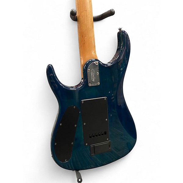 Used Sterling by Music Man  JP150D John Petrucci Signature DiMarzio Cerulean Paradise Solid Body Electric Guitar