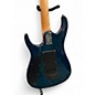 Used Sterling by Music Man  JP150D John Petrucci Signature DiMarzio Cerulean Paradise Solid Body Electric Guitar