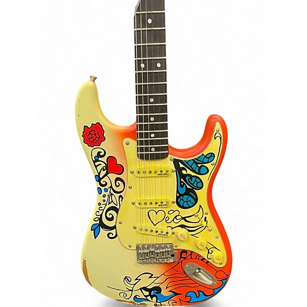Used Vintage SUMMER OF LOVE JIMI HENDRIX Solid Body Electric