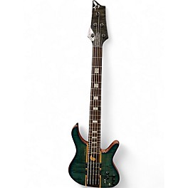 Used D Mark ALPHA CUSTOM Blue Burst Electric Bass Guitar