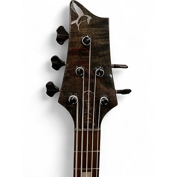 Used D Mark ALPHA CUSTOM Blue Burst Electric Bass Guitar