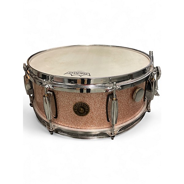 Used Gretsch Drums 14in 4418 ROSE SPARKLE Drum