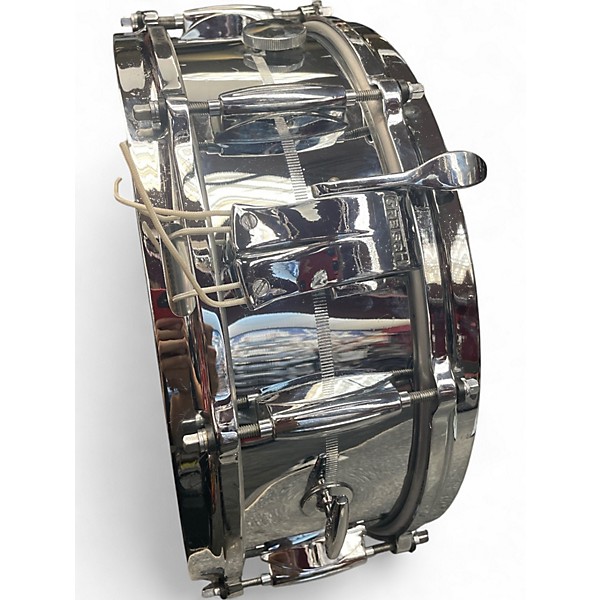 Vintage 1970s Gretsch Drums 14X5 4160 Metal Snare Chrome Drum