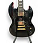 Used Harley Benton dc-dlx Black Solid Body Electric Guitar thumbnail