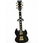Used Harley Benton dc-dlx Black Solid Body Electric Guitar