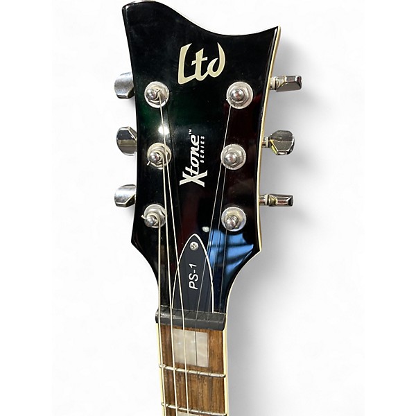 Used ESP LTD PS-1 XTONE Metallic Gold Solid Body Electric Guitar