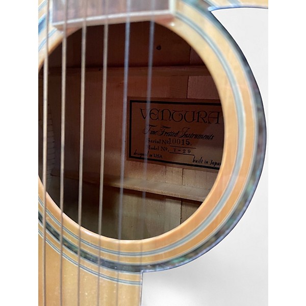 Used Ventura V-29 Natural Acoustic Guitar