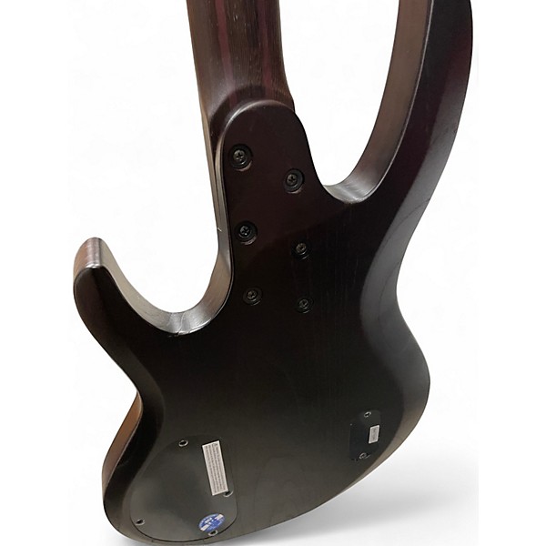 Used ESP LTD B1004 Deluxe Trans Brown Electric Bass Guitar