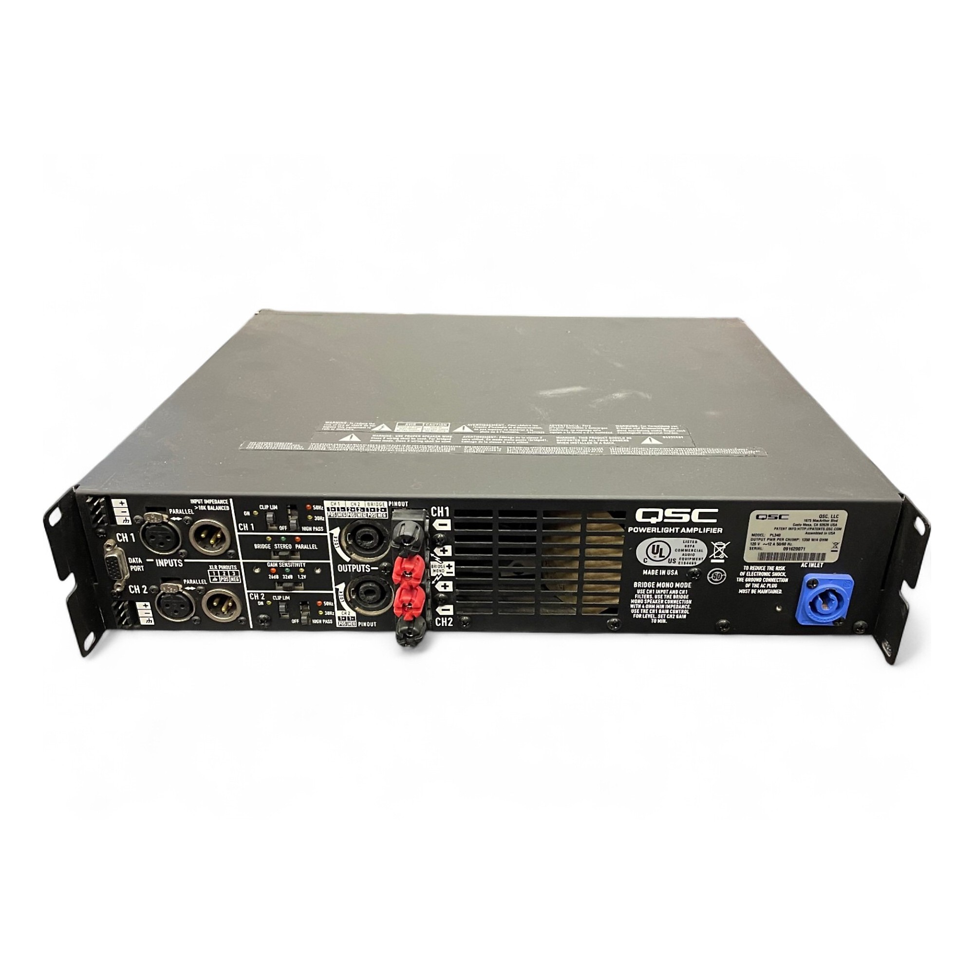 Used QSC PL340 Power Amp | Guitar Center