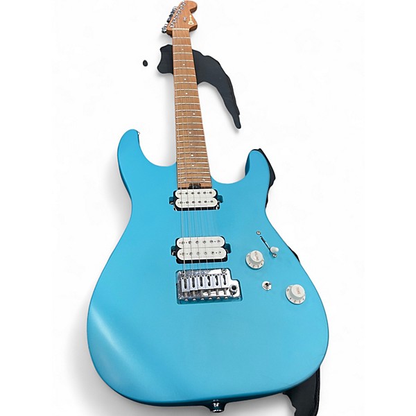 Used Charvel pm dk24 matte blue frost Solid Body Electric Guitar