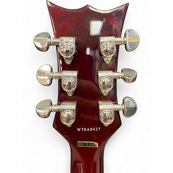 Used Dean Zelinsky Strettavita 3 red Solid Body Electric Guitar