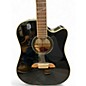 Used Alvarez AD60 Dreadnought Black Acoustic Electric Guitar