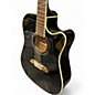Used Alvarez AD60 Dreadnought Black Acoustic Electric Guitar