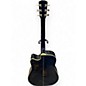Used Alvarez AD60 Dreadnought Black Acoustic Electric Guitar
