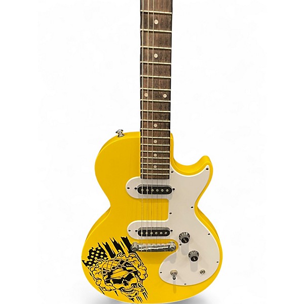 Used Epiphone Les Paul Melody Maker E1 Yellow Solid Body Electric Guitar