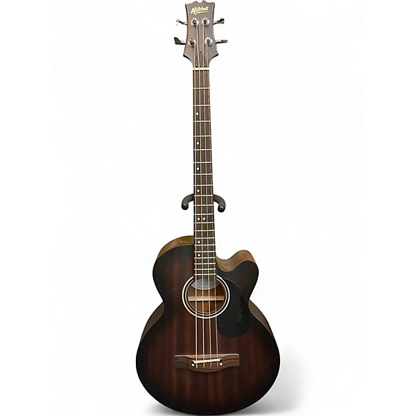 Used Mitchell T239BCE-BST Edge Burst Acoustic Bass Guitar