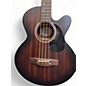 Used Mitchell T239BCE-BST Edge Burst Acoustic Bass Guitar
