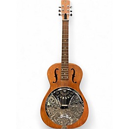 Used Dobro Hound Dog Round Neck Natural Resonator Guitar