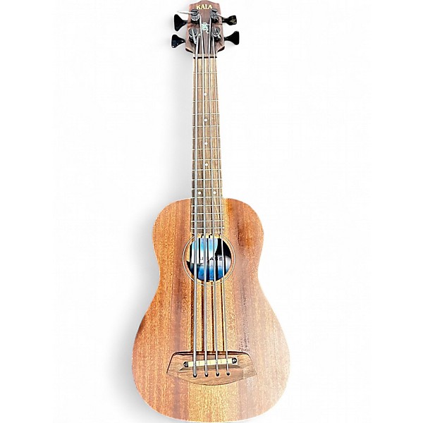 Used Kala Exotic Mahogany U-Bass Natural Acoustic Bass Guitar