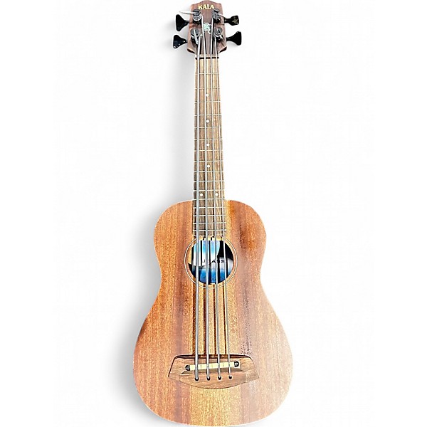 Used Kala Exotic Mahogany U-Bass Natural Acoustic Bass Guitar