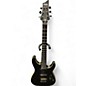 Used Schecter Guitar Research Demon 6 FR Black Solid Body Electric Guitar thumbnail