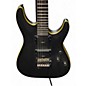 Used Schecter Guitar Research Demon 6 FR Black Solid Body Electric Guitar