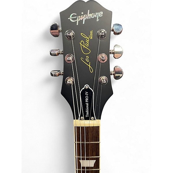 Used Epiphone Les Paul Traditional Pro IV Gold Top Solid Body Electric Guitar