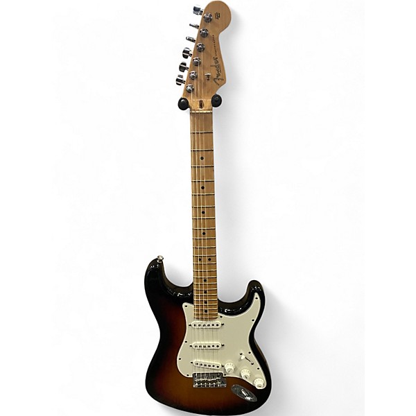 Used 2008 Fender American Standard Stratocaster Sunburst Solid Body Electric Guitar