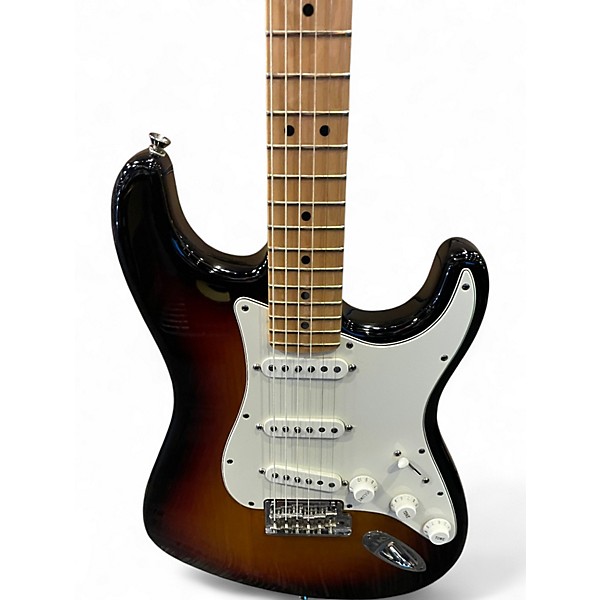 Used 2008 Fender American Standard Stratocaster Sunburst Solid Body Electric Guitar