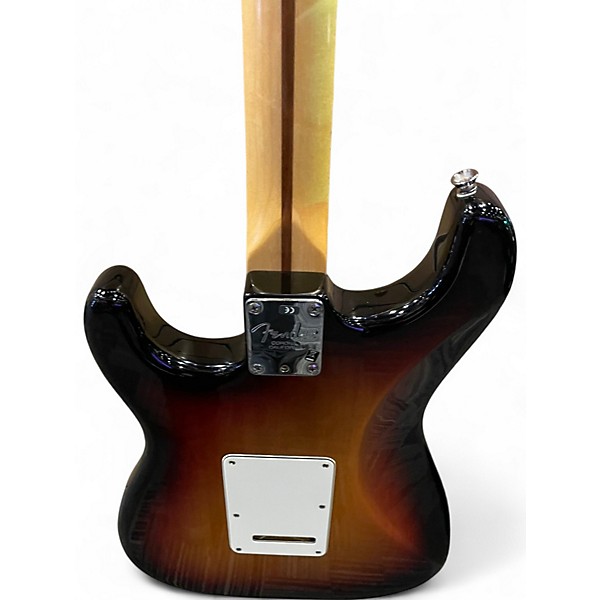 Used 2008 Fender American Standard Stratocaster Sunburst Solid Body Electric Guitar