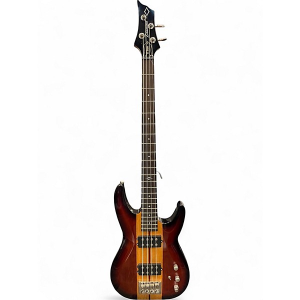 Used Diamond ST series 3 Tone Sunburst Electric Bass Guitar