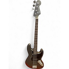 Used Squier Standard Jazz Bass Gunmetal Gray Electric Bass Guitar