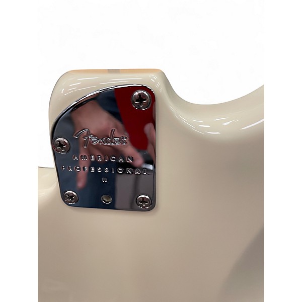 Used Fender American Professional II Stratocaster Olympic White Solid Body Electric Guitar