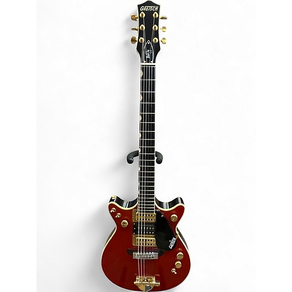 Used Gretsch Guitars G6131G-MY-RB Limited-Edition Malcolm Young Signature Jet vintage firebird red Solid Body Electric Guitar
