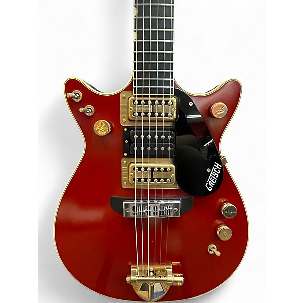 Used Gretsch Guitars G6131G-MY-RB Limited-Edition Malcolm Young Signature Jet vintage firebird red Solid Body Electric Guitar
